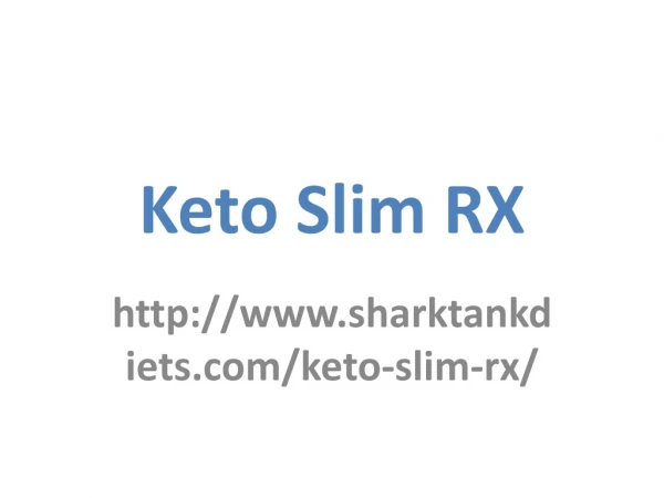 Keto Slim RX : Stop the Burn of Acid Reflux Disease.