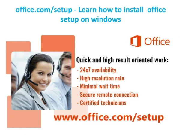 office.com/setup - Learn how to install office setup on windows