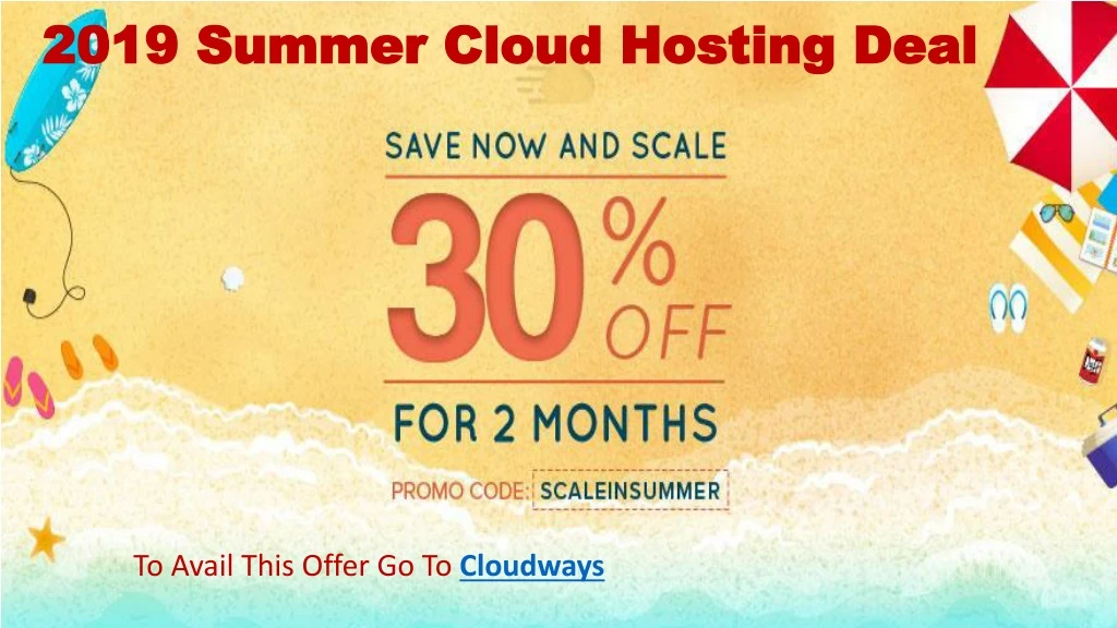2019 summer cloud hosting deal