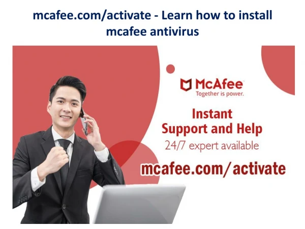 mcafee.com/activate - Learn how to install mcafee antivirus