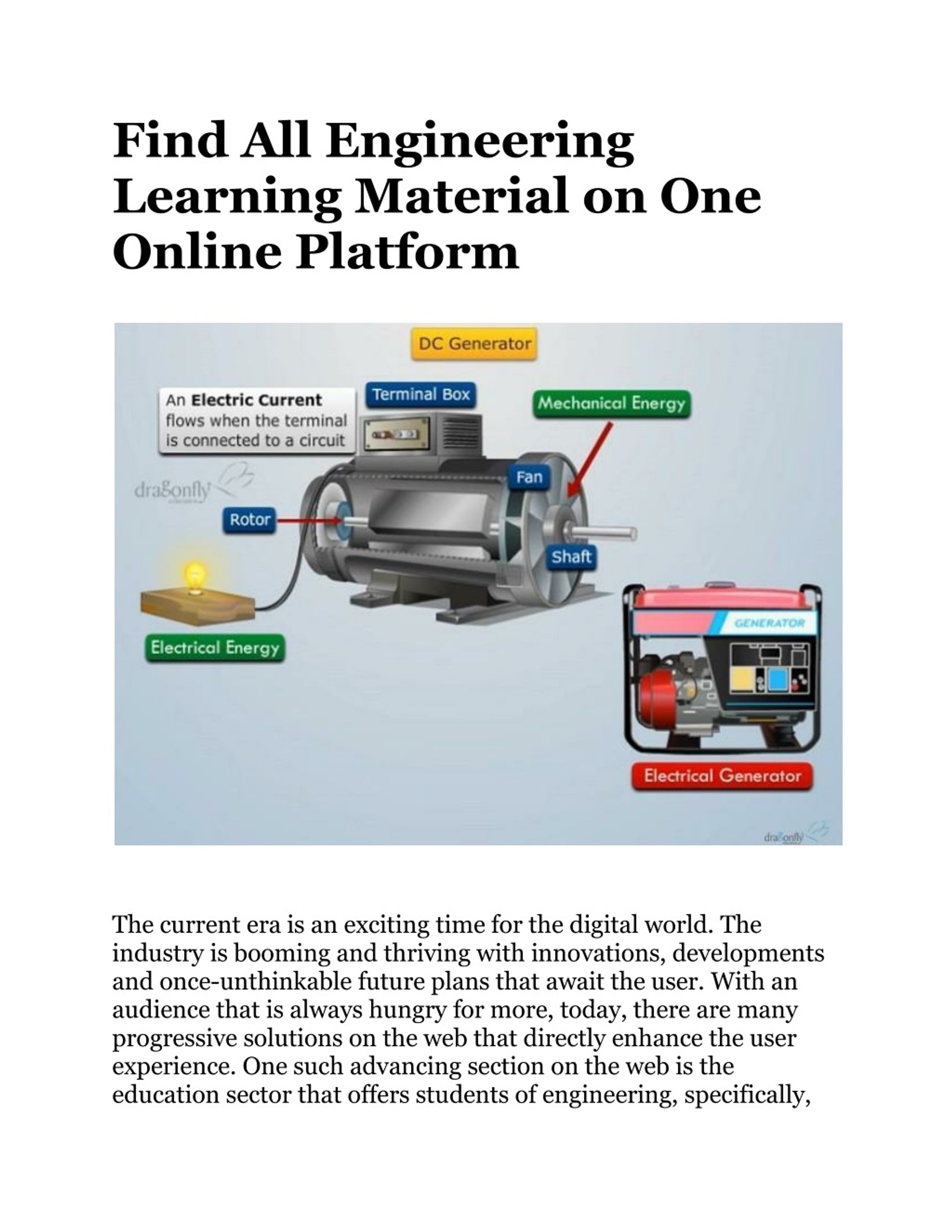 PPT - Find All Engineering Learning Material on One Online Platform ...