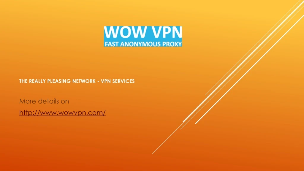 the really pleasing network vpn services
