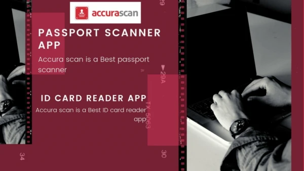 Eye to use an ID scanner app - Accura Scan