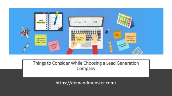 Things to consider while choosing a Lead generation company