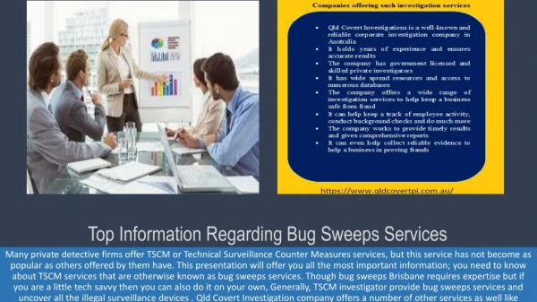 Top Information Regarding Bug Sweeps Services