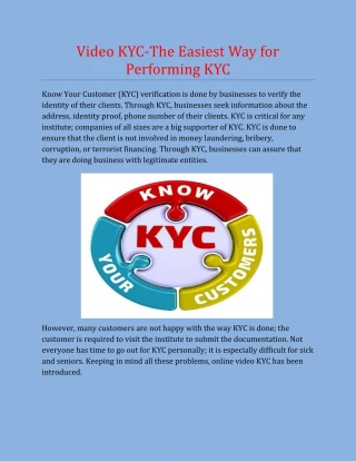 PPT - Detailed Guide To The Video KYC Process PowerPoint Presentation ...