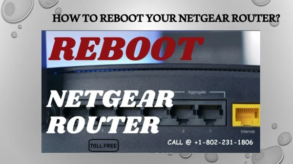 How to Reboot Your Netgear Router?