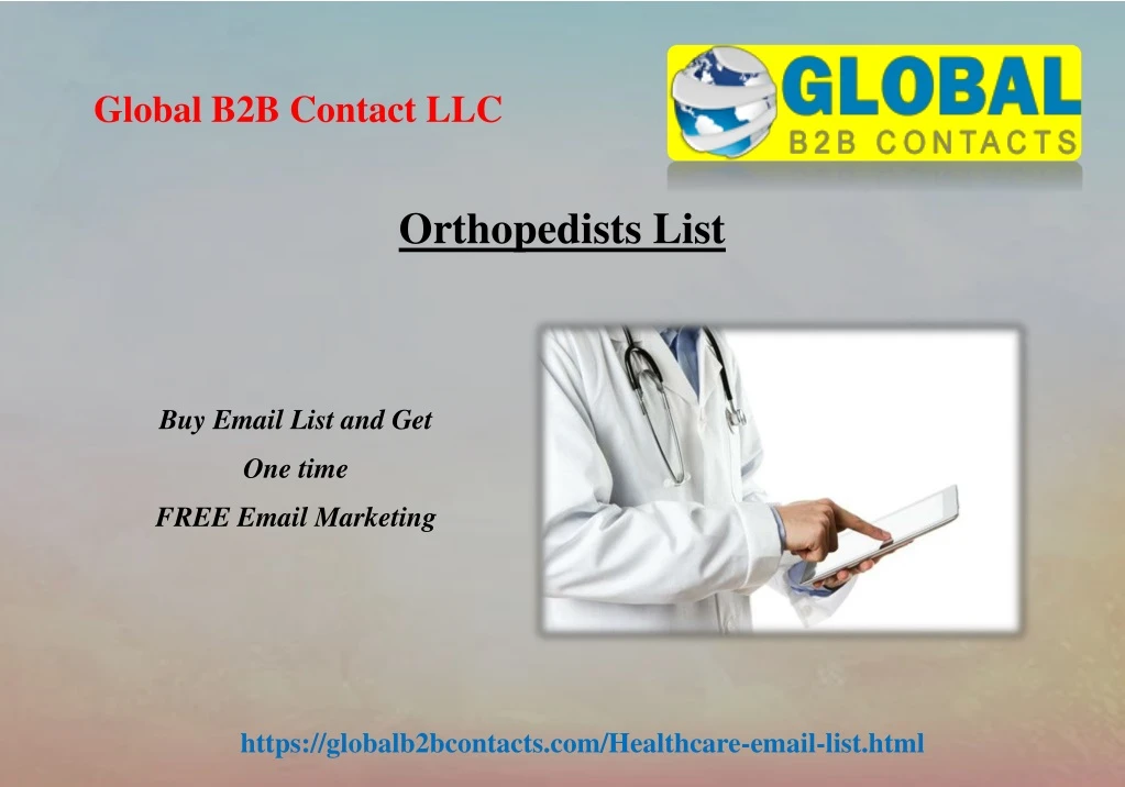orthopedists list