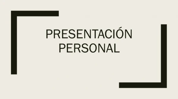 Mi presentacion