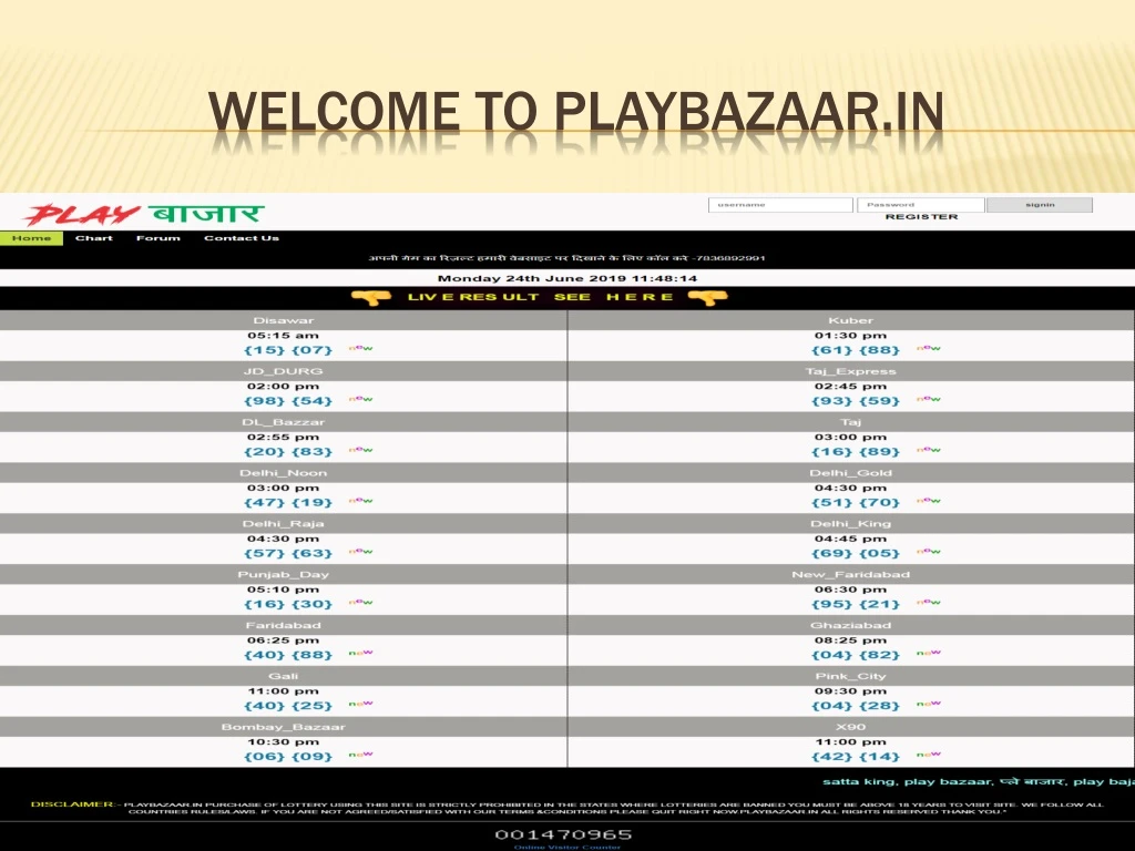 welcome to playbazaar in