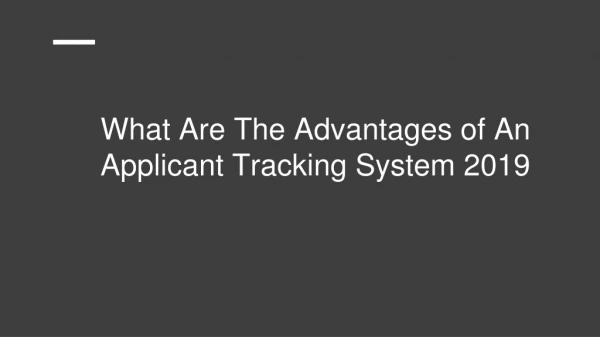 Best Applicant Tracking System in India 2019