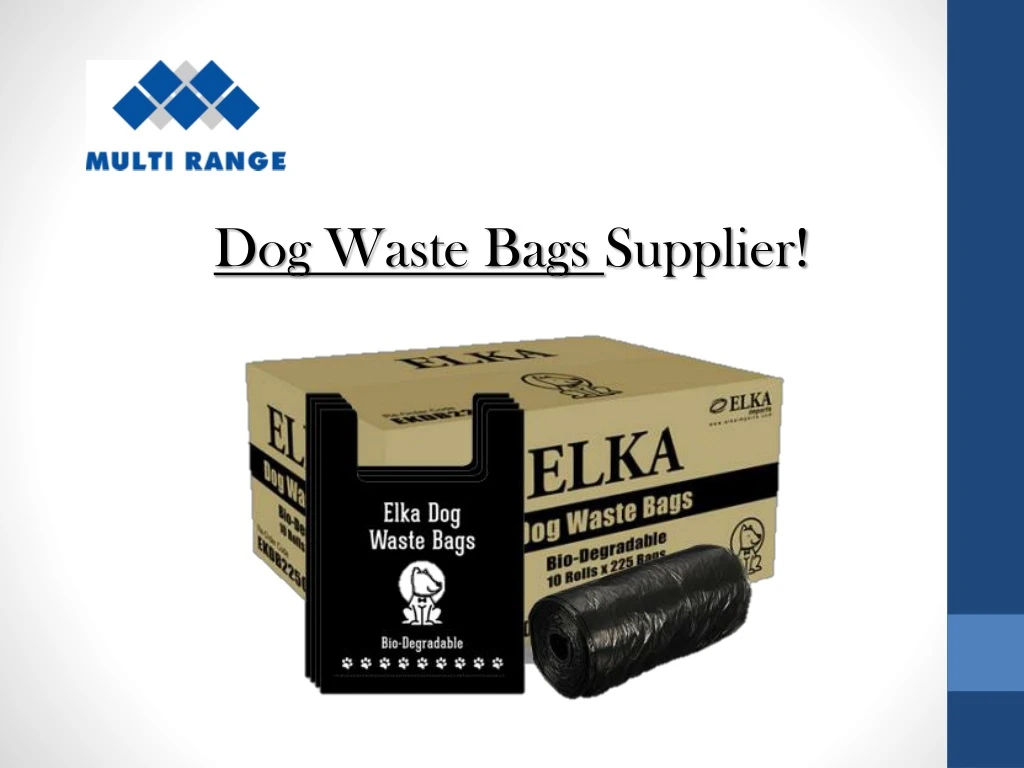 dog waste bags supplier