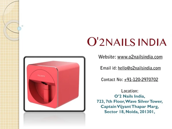 Get Different Nails Art Designs on Your Nails Everyday By Nail Art Machine in India