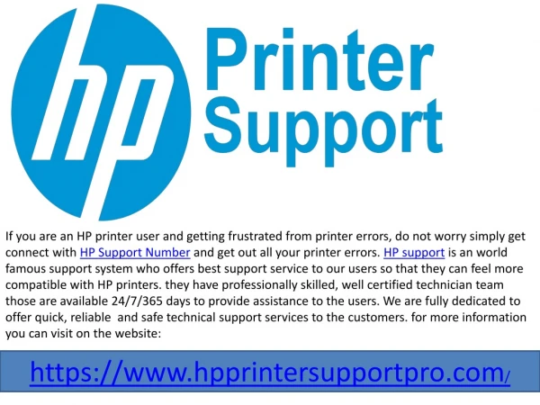 Connect HP Support to Resolve Your Printer Issues