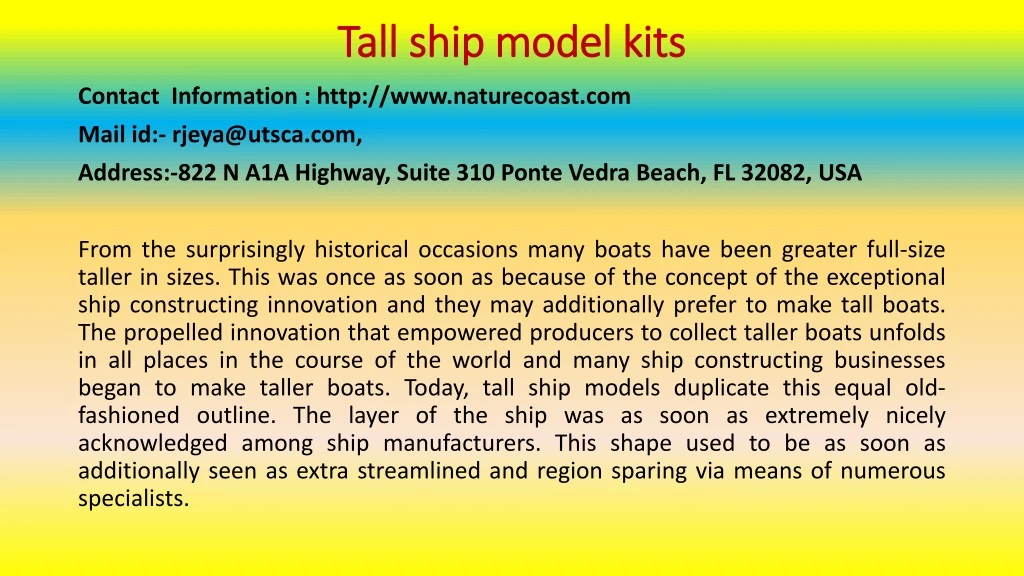 tall ship model kits