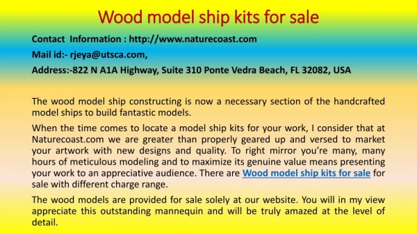 Little Known Ways to wood model ship kits for sale