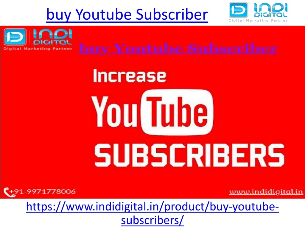 buy youtube subscriber