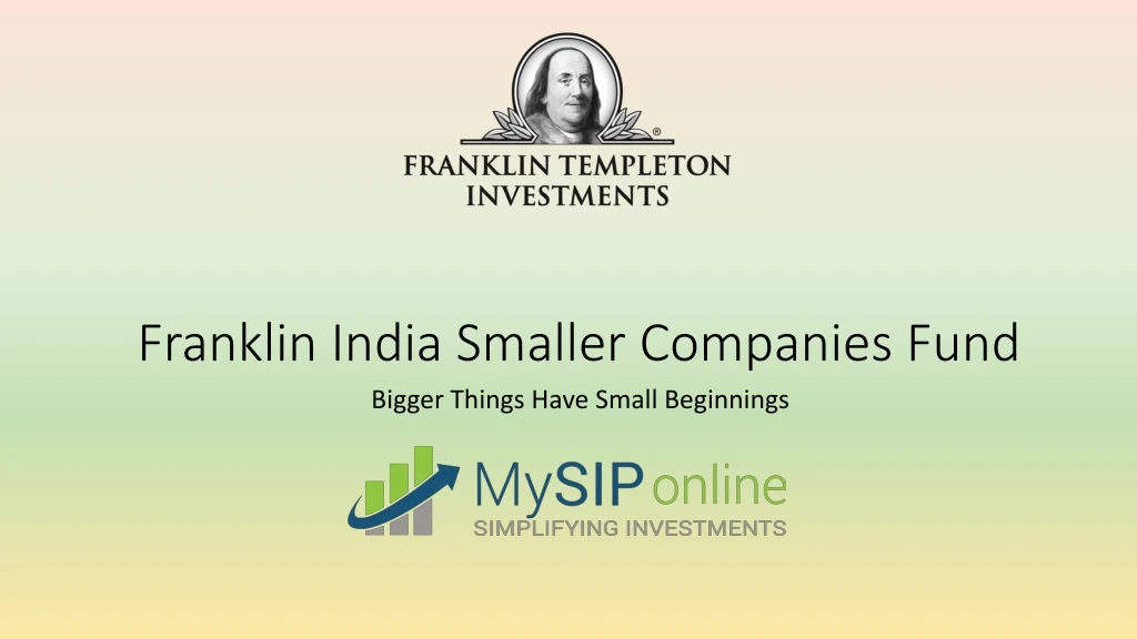 franklin india smaller companies fund