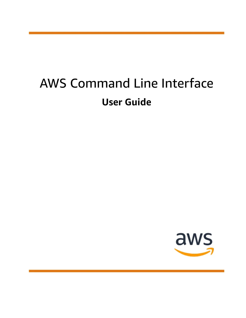 aws command line interface