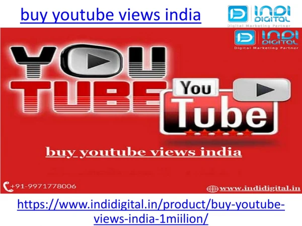 How to buy the real youtube views in India