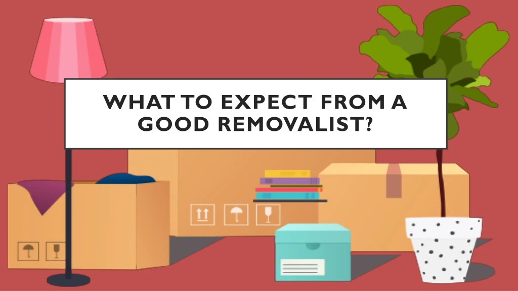 what to expect from a good removalist