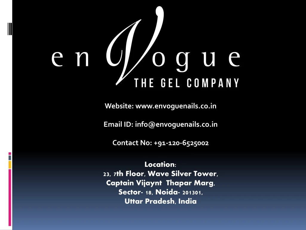 website www envoguenails co in email