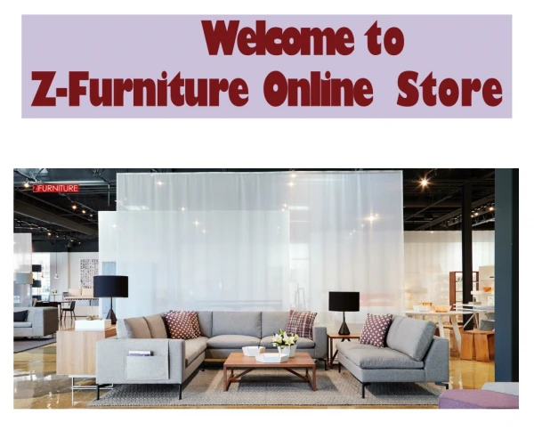 Find the best Designer delivery service & furniture store | Z-furniture