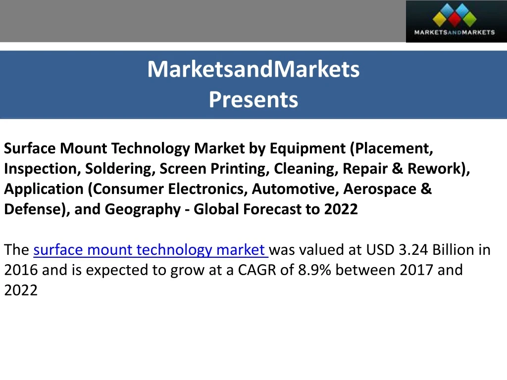 marketsandmarkets presents