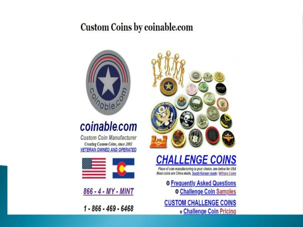 Make Your Own Military Coin Design