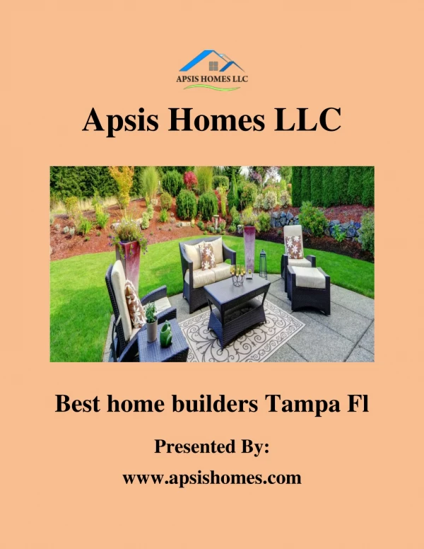 Best home builders Tampa Fl