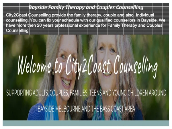 Bayside Family Therapy and Couples Counselling