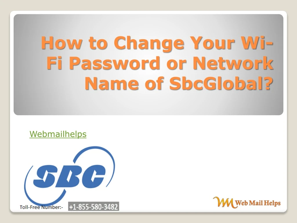how to change your wi fi password or network name of sbcglobal