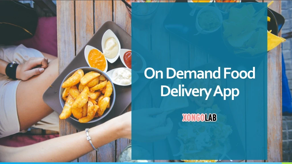 on demand food delivery app