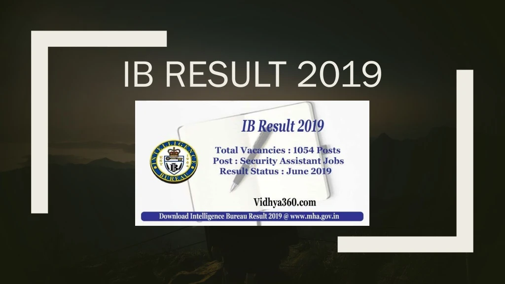 ib result 2019