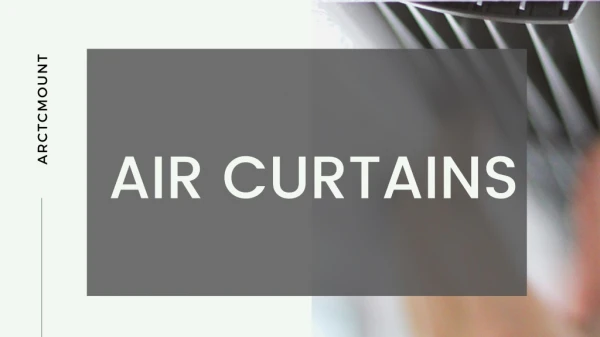 Air curtains buy in UAE