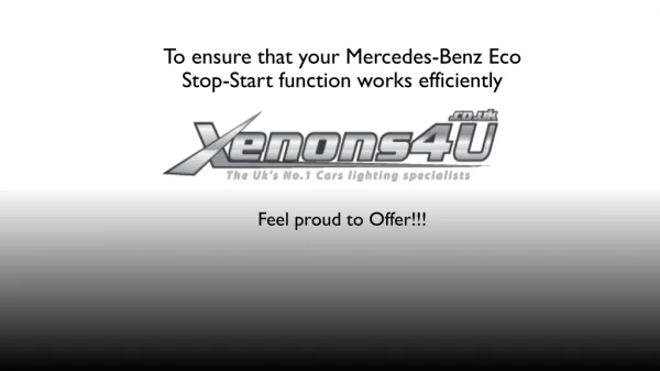 Mercedes A2059053414 Auxiliary Battery By Xenons4u
