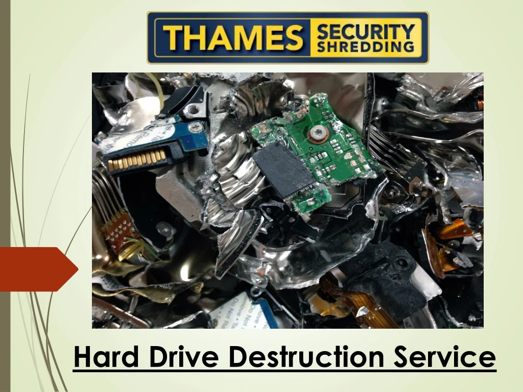 hard drive destruction service