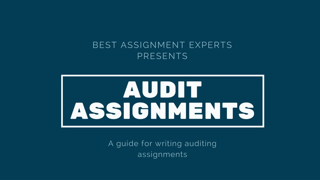 best assignment experts presents