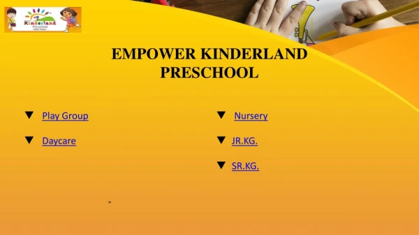 Best preschool and daycare playschool in sangvi and pimple gurav