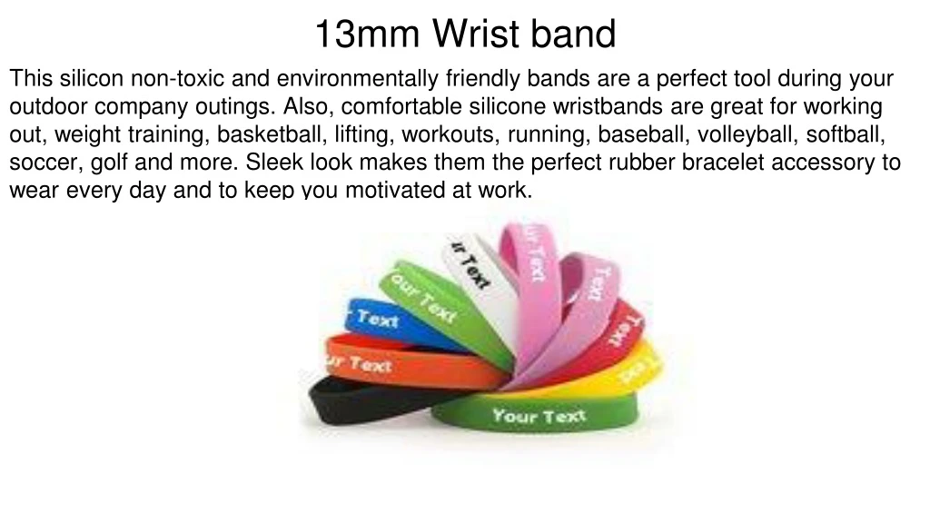 13mm wrist band