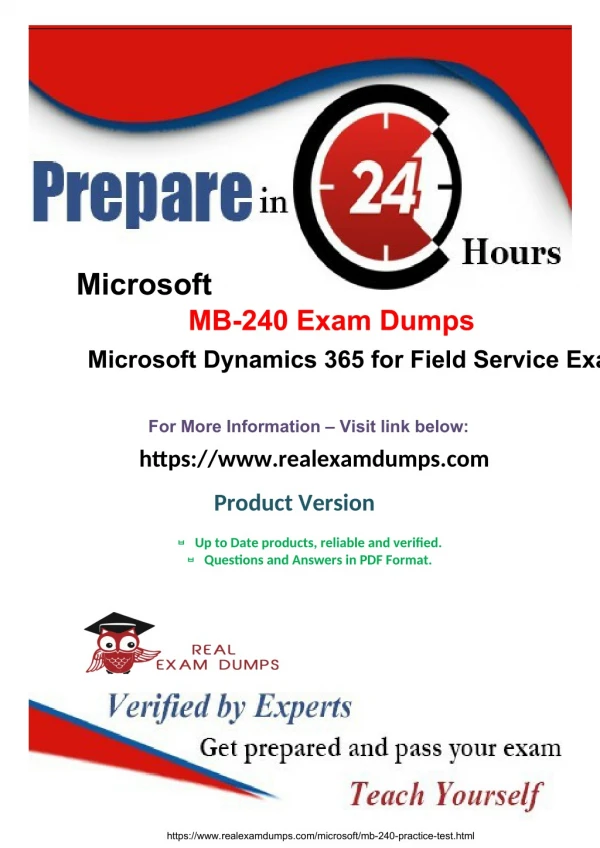 Valid Microsoft MB-240 Exam Dumps - MB-240 Dumps PDF Exam Questions Realexamdumps.com