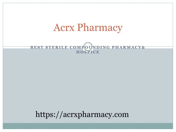 best Summerlin Pharmacy & Solution pharmacy at Acrx Pharmcy