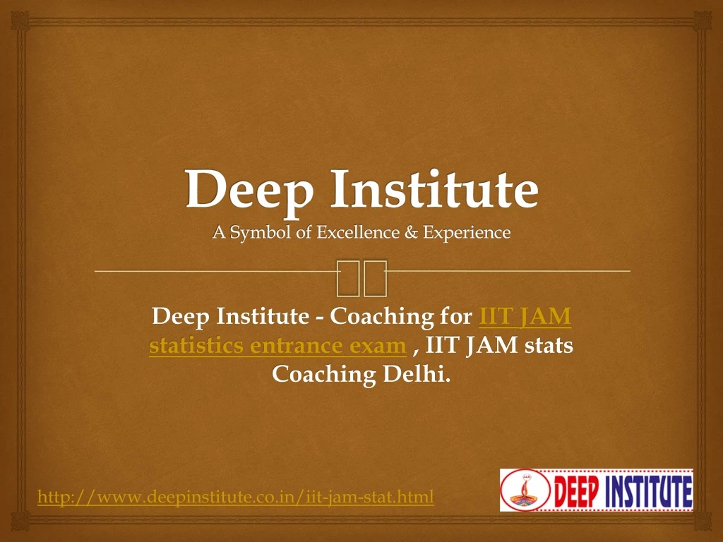 deep institute a symbol of excellence experience