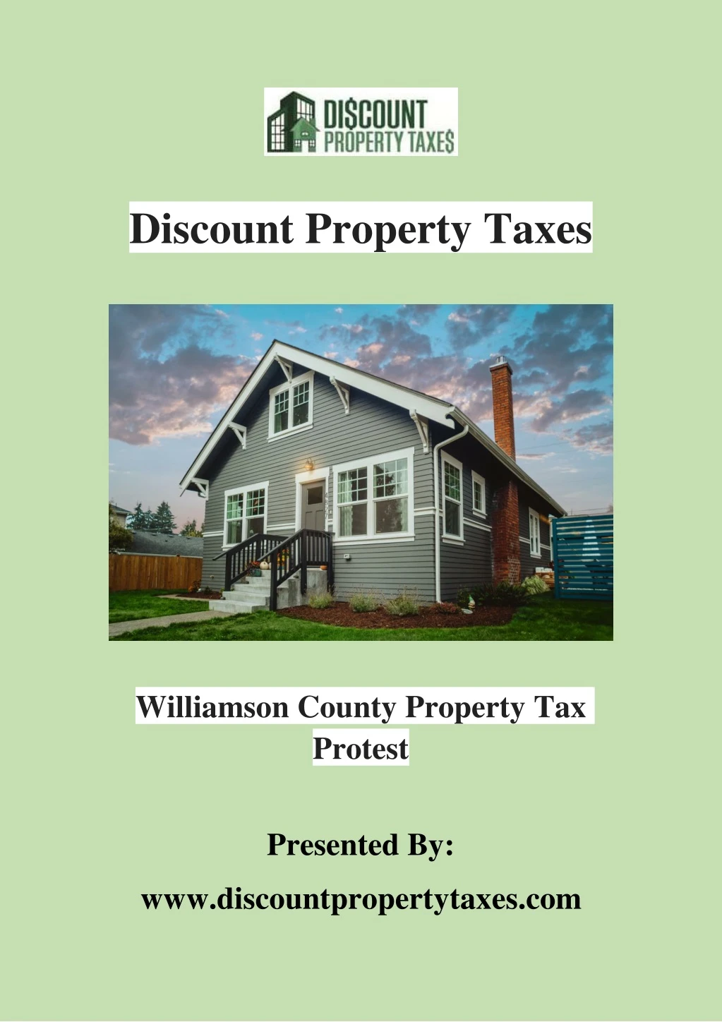 discount property taxes