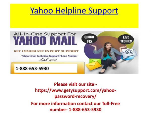 yahoo helpline support