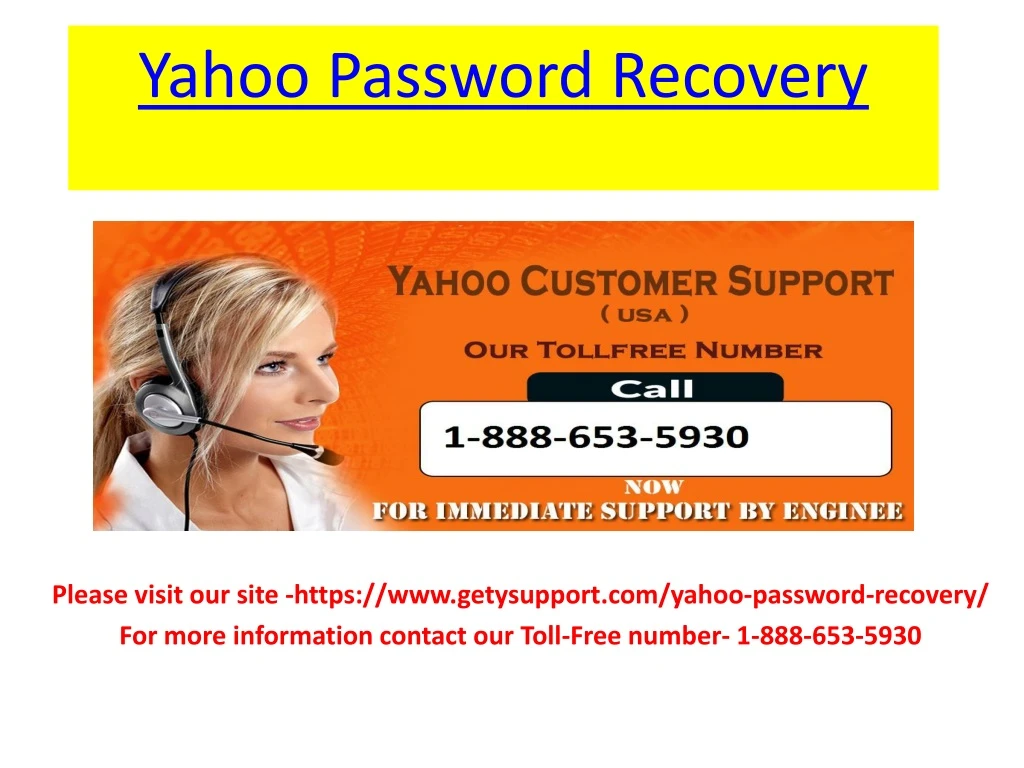 yahoo password recovery