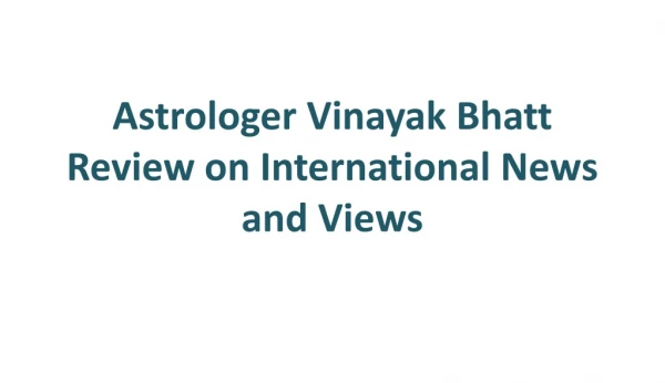 Astrologer Vinayak Bhatt Review - Significance of Dhanteras For Health