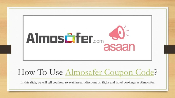 Save huge on travel by using Almosafer coupon codes in KSA
