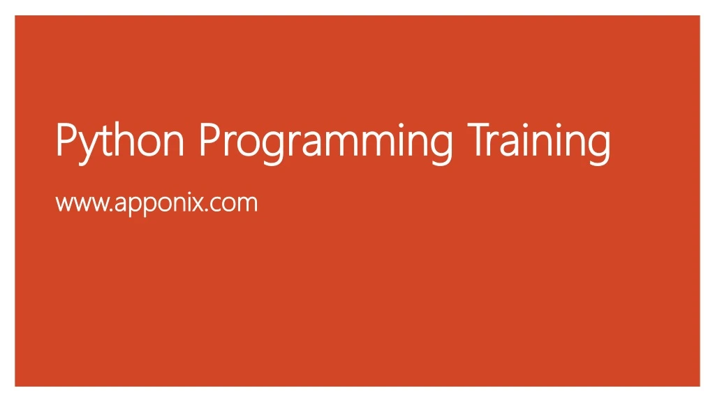 PPT - Python Programming PowerPoint Presentation, Free Download - ID ...