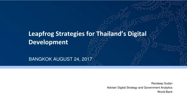 Leapfrog Strategies for Thailand